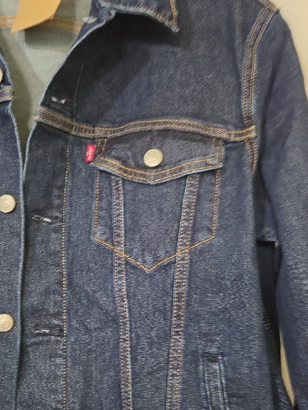 Levi's Dark Indigo Denim Jacket - Picture 3 of 9